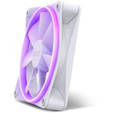 NZXT F120 RGB Single 120x120x26, Ventilateur de boîtier Blanc, Connecteur de ventilateur PWM à 4 broches