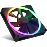 NZXT F140 RGB DUO ventilateurs de boîtier Noir, 2 pièces, 140 x 140 x 25 mm, PWM, contrôleur inclus