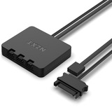 NZXT F140 RGB DUO ventilateurs de boîtier Noir, 2 pièces, 140 x 140 x 25 mm, PWM, contrôleur inclus