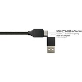 PYTHON PY-USB001S, Câble Noir