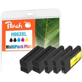 Peach PI300-1006 cartouche d'encre 5 pièce(s) Compatible Rendement élevé (XL) Noir, Cyan, Magenta, Jaune Rendement élevé (XL), 58 ml, 27 ml, 2070 pages, 5 pièce(s), Multi pack