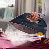 Philips 7000 series DST7060/20 Fer à vapeur HV bleu/jaune Bleu foncé/Jaune, Fer à vapeur, Semelle SteamGlide Elite, 2 m, 250 g/min, Bleu, Jaune, 55 g/min