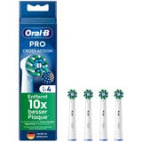 Procter & Gamble CrossAction 4 pièce(s) Blanc, Tête brosse à dent électrique Blanc, 4 pièce(s), Blanc, 3 mois, Oral-B, 221 mm, 62 mm