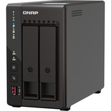 QNAP TS-253E-8G, NAS Noir, 2x HDMI, 2x LAN, USB 2.0, USB 3.0