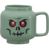 Room Copenhagen LEGO Grande tasse en céramique Squelette vert, Coupe gris-vert