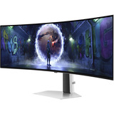 Samsung Odyssey OLED G9 G93SD 49" Moniteur UltraWide gaming incurvé Argent, 1x DisplayPort, 1x HDMI, 1x Micro HDMI, 3x USB-C, 240 Hz