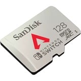 SanDisk SDSQXAO-128G-GN6ZY mémoire flash 128 Go MicroSDXC UHS-I, Carte mémoire Blanc, 128 Go, MicroSDXC, UHS-I, 100 Mo/s, 90 Mo/s, Argent