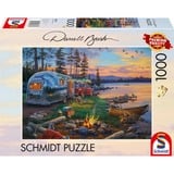 Schmidt Spiele Darrell Bush: Campingidyll am See, Puzzle 