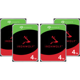 Seagate IronWolf NAS 4 x 4 TB Bundle, Disque dur 