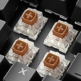 Sharkoon SKILLER SGK60 clavier USB QWERTY Espagnole Noir, clavier gaming Noir, Layout ES, Kailh Box Brown, Taille réelle (100 %), USB, Clavier mécanique, QWERTY, LED RGB, Noir