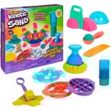 Spin Master Coffret Ultimate Sandisfying Set 907 G + 10 Moules Kinetic Sand, Jeu de sable Kinetic Sand Coffret Ultimate Sandisfying Set 907 G + 10 Moules, Sable cinétique pour enfants, 3 an(s), Plastique, Rose, Bleu, Jaune
