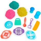 Spin Master Coffret Ultimate Sandisfying Set 907 G + 10 Moules Kinetic Sand, Jeu de sable Kinetic Sand Coffret Ultimate Sandisfying Set 907 G + 10 Moules, Sable cinétique pour enfants, 3 an(s), Plastique, Rose, Bleu, Jaune