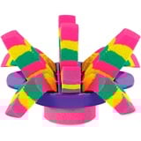 Spin Master Coffret Ultimate Sandisfying Set 907 G + 10 Moules Kinetic Sand, Jeu de sable Kinetic Sand Coffret Ultimate Sandisfying Set 907 G + 10 Moules, Sable cinétique pour enfants, 3 an(s), Plastique, Rose, Bleu, Jaune