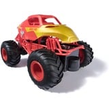 Spin Master Monster Jam, Monster truck Marvel Iron Man RC, échelle 1:24, jouets pour garçons et filles à partir de 3 ans, Voiture télécommandée Monster Jam , Monster truck Marvel Iron Man RC, échelle 1:24, jouets pour garçons et filles à partir de 3 ans, Monster truck, 4 an(s), Plastique, Noir, Or, Rouge