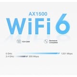 TP-Link Deco X10 Bi-bande (2,4 GHz / 5 GHz) Wi-Fi 6 (802.11ax) Blanc 2 Interne, Routeur Blanc, Blanc, Interne, Routeur maillé, 190 m², Bi-bande (2,4 GHz / 5 GHz), Wi-Fi 6 (802.11ax)