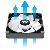 Thermaltake CT140 Reverse ARGB Sync PC Cooling Fan ventilateurs de boîtier Noir, 2 pièces, 140 x 140 x 25 mm, PWM