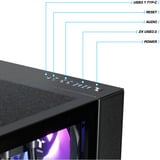Thermaltake PC-000094-DE, PC gaming Noir/transparent