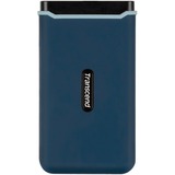 Transcend ESD370C 500 Go Noir, Bleu SSD externe Bleu, 500 Go, USB Type-C, 3.2 Gen 2 (3.1 Gen 2), 1050 Mo/s, Noir, Bleu