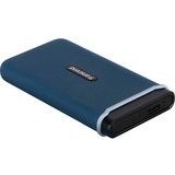 Transcend ESD370C 500 Go Noir, Bleu SSD externe Bleu, 500 Go, USB Type-C, 3.2 Gen 2 (3.1 Gen 2), 1050 Mo/s, Noir, Bleu