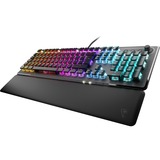 Turtle Beach Vulcan II clavier Gaming USB Allemand Noir Aluminium (brossé)/Noir, Layout DE, Roccat Titan II Brown, Taille réelle (100 %), Avec fil, USB, Clavier mécanique, LED RGB, Noir