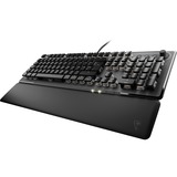 Turtle Beach Vulcan II clavier Gaming USB Allemand Noir Aluminium (brossé)/Noir, Layout DE, Roccat Titan II Brown, Taille réelle (100 %), Avec fil, USB, Clavier mécanique, LED RGB, Noir