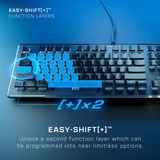 Turtle Beach Vulcan II clavier Gaming USB Allemand Noir Aluminium (brossé)/Noir, Layout DE, Roccat Titan II Brown, Taille réelle (100 %), Avec fil, USB, Clavier mécanique, LED RGB, Noir