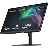 ViewSonic VP Series VP2776T-4K écran plat de PC 68,6 cm (27") 3840 x 2160 pixels 4K Ultra HD LED Noir Moniteur Noir (Mat), 1x DisplayPort, 2x HDMI, 1x USB-C, 3x USB-A, 2x Thunderbolt, 1x RJ-45, 68,6 cm (27"), 3840 x 2160 pixels, 4K Ultra HD, LED, 5 ms, Noir