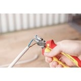 Wiha Pince coupante professionnelle pour dénudage électrique, Tenailles de cran Rouge/Jaune