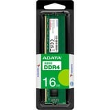 ADATA Premier module de mémoire 16 Go 1 x 16 Go DDR4, Mémoire vive Vert, 16 Go, 1 x 16 Go, DDR4, 3200 MHz, 288-pin DIMM