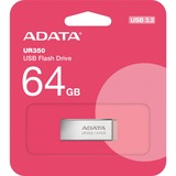 ADATA UR350-64G-RSR/BG, Clé USB Nickel/Marron