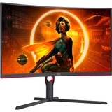 AOC CQ32G3SU/BK écran plat de PC 80 cm (31.5") 2560 x 1440 pixels Quad HD LED Noir, Rouge, Moniteur gaming Noir/Rouge, 80 cm (31.5"), 2560 x 1440 pixels, Quad HD, LED, 1 ms, Noir, Rouge