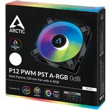 ARCTIC P12 PWM PST A-RGB, Ventilateur de boîtier Noir
