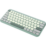 ASUS Marshmallow KW100 clavier Vert, Layout DE (QWERTZ), Mécanique des ciseaux, 75%