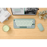 ASUS Marshmallow KW100 clavier Vert, Layout DE (QWERTZ), Mécanique des ciseaux, 75%
