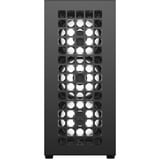 Aerocool D502A Midi Tower Noir, boîtier pc Noir | 2x USB-A | 1x USB-C | RGB