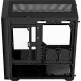 Aerocool D502A Midi Tower Noir, boîtier pc Noir | 2x USB-A | 1x USB-C | RGB