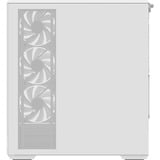 Aerocool  boîtier midi tower Blanc | 2x USB-A | 1x USB-C | RGB | Window