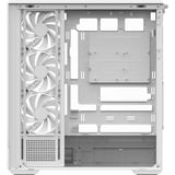 Aerocool  boîtier midi tower Blanc | 2x USB-A | 1x USB-C | RGB | Window