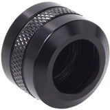 Alphacool 17471 pièce et accessoire pour systèmes de refroidissement d'ordinateurs Raccord, Connecteur Noir (Mat), Raccord, Laiton, Noir, 1/4", 20 mm, 2,2 cm