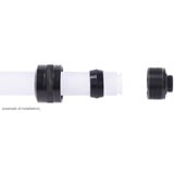 Alphacool 17471 pièce et accessoire pour systèmes de refroidissement d'ordinateurs Raccord, Connecteur Noir (Mat), Raccord, Laiton, Noir, 1/4", 20 mm, 2,2 cm