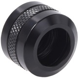 Alphacool 17471 pièce et accessoire pour systèmes de refroidissement d'ordinateurs Raccord, Connexion Noir (Mat), Raccord, Laiton, Noir, 1/4", 20 mm, 2,2 cm