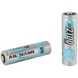 Ansmann Blister de 4 Accu maxE rechargeable NiMH AA 2100 mAh, Batterie Argent, AA / HR6, Hybrides nickel-métal (NiMH), 1,2 V, 2100 mAh, Argent