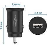 Ansmann In-Car-Charger CC105, Chargeur Noir