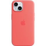 Apple Coque en silicone avec MagSafe pour iPhone 15, Housse/Étui smartphone Rouge vif