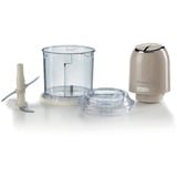 Ariete 0438/03 0,6 L 400 W Beige, Broyeur Crème, 0,6 L, Beige, Acier inoxydable, Boutons, 400 W, 125 mm