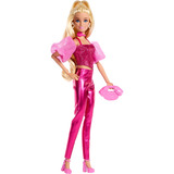  Barbie Deluxe Style en tenue métallique rose, Poupée 