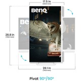 BenQ EW3290U LED display 79,2 cm (31.2") 3840 x 2160 pixels 4K Ultra HD Blanc 31.5" Moniteur  Blanc, 79,2 cm (31.2"), 3840 x 2160 pixels, 4K Ultra HD, LED, 5 ms, Blanc