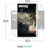 BenQ  31.5" 4K UHD Moniteur  Blanc