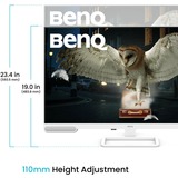 BenQ  31.5" 4K UHD Moniteur  Blanc