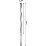 Bosch 2 608 900 229 foret 1 pièce(s), Perceuse Perceuse, 2 cm, 520 mm, Béton, pierre, 40 cm, SDS Max